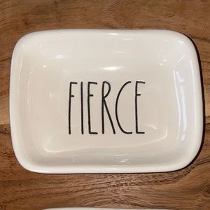 Rae Dunn FIERCE trinket dish